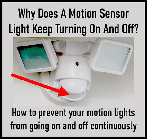 how to stop a motion sensor light from turning off